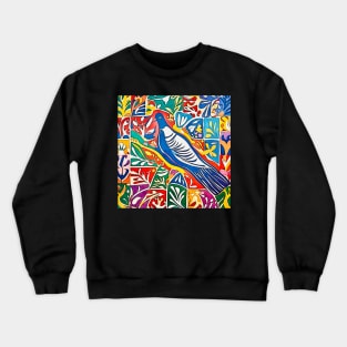 Blue dove of peace-Matisse inspired Crewneck Sweatshirt